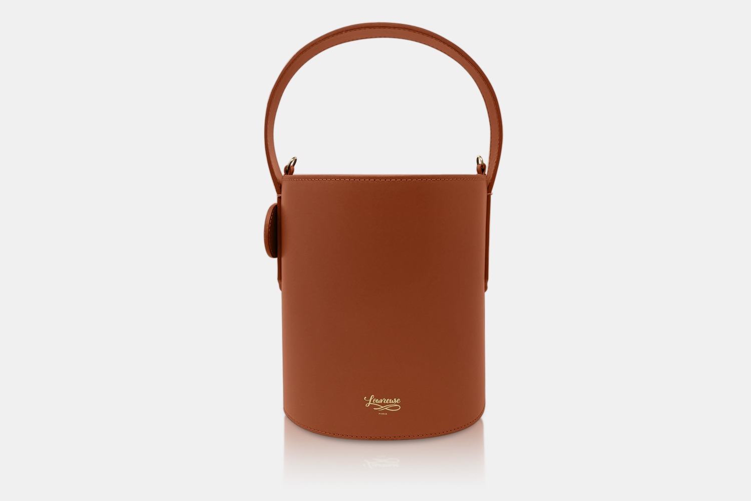 Olga leather bag charm Hermès Brown in Leather - 22665298